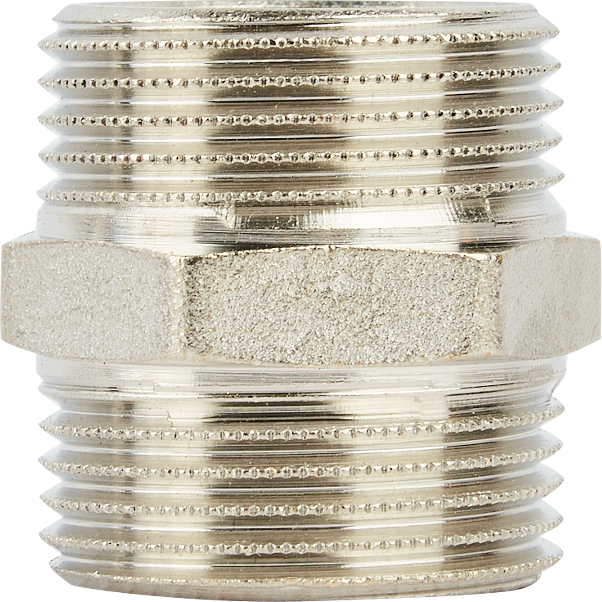 Ниппель STOUT 1" для водопроводных систем из никелированной латуни 82238808 STLM-0022616 - Вид №1