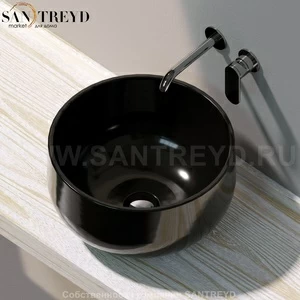 SD42L9017 Накладная раковина на столешницу  круглая Ceramica Flaminia Saltodacqua