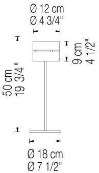fambuena Настольная лампа из металла Luz oculta metal sun-id-1465084 - Вид №4