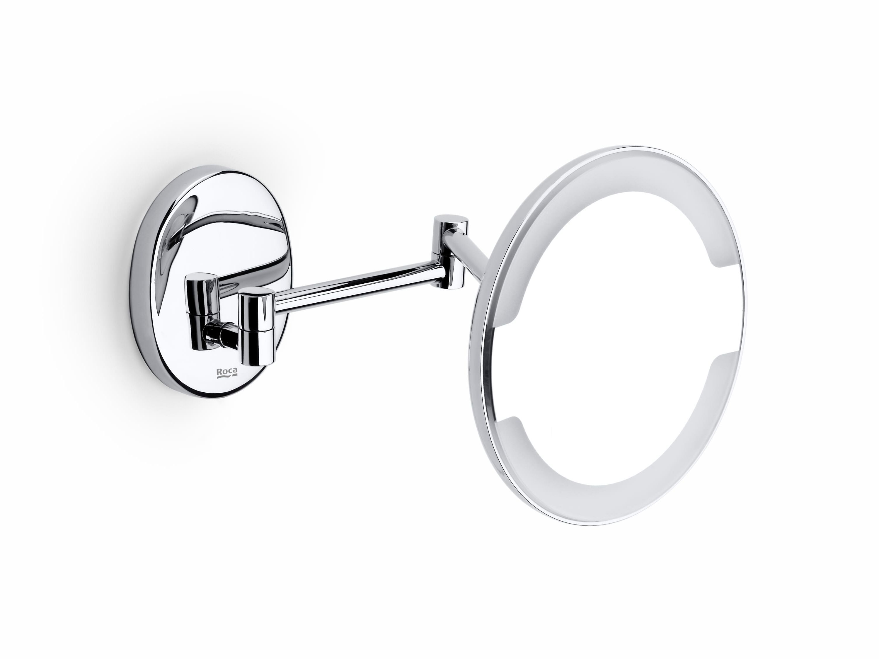 Настенное металлическое увеличительное зеркало со встроенным освещением Roca Hotels ARCH-00076077 - Вид №1