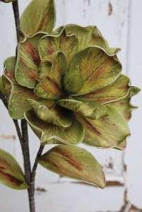 7938 860 a3 Искусственный мягкий цветок 'Blossom', 115 см, зелено-коричневый H-andreas