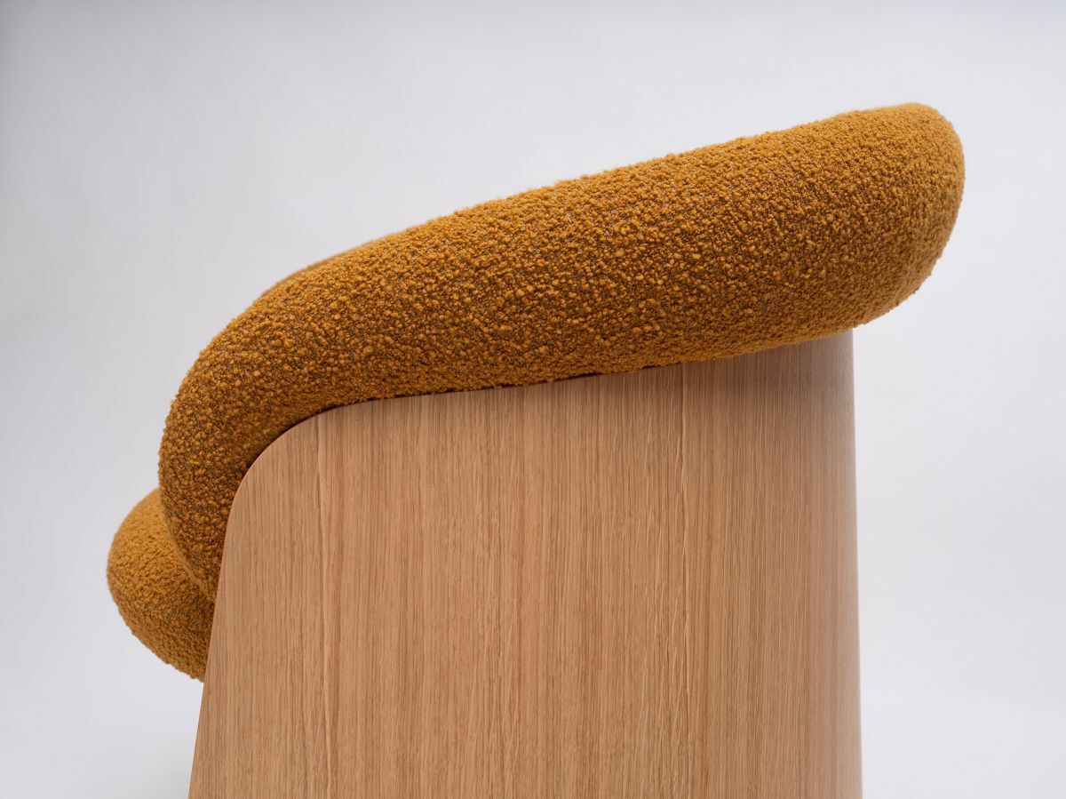 Ткань сани стул с подлокотниками ONDARRETA Ginger ARCH-00114360 - Вид №3