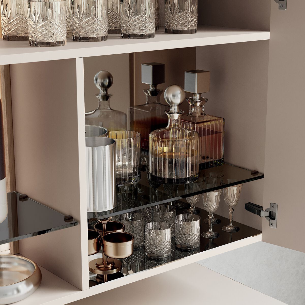 Деревянная секционная оборудованная стена Febal Casa DICIOTTO ARCH-00042839 - Вид №48