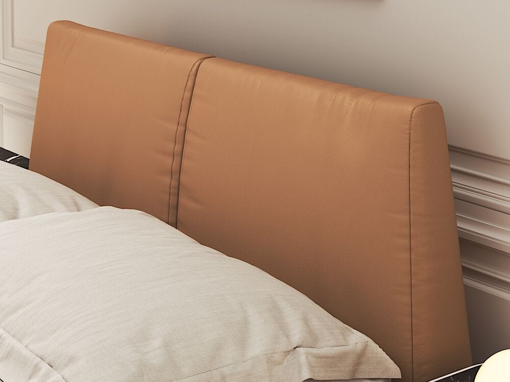 Деревянная двуспальная кровать с мягким изголовьем PRADDY Natur ARCH-00029611 - Вид №8