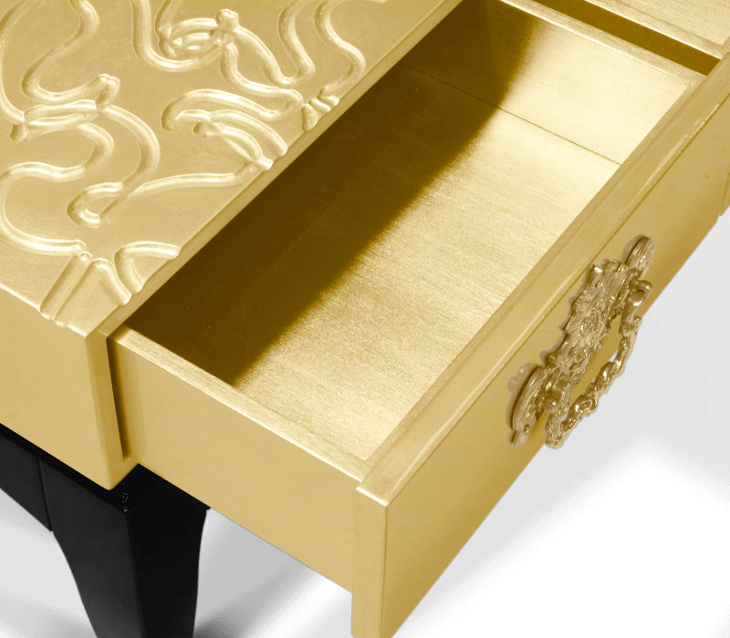 0-234 Золотая тумбочка Тринити Boca Do Lobo  - Вид №19