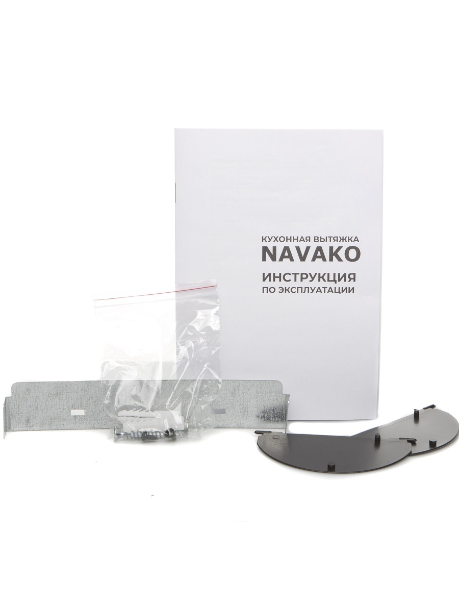 Вытяжка наклонная Vector 60 Black NAVAKO 17004 - Вид №8