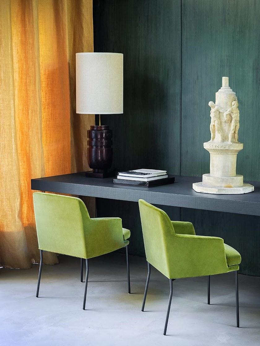 Tacchini Стул из ткани с подлокотниками Montevideo sun-id-1350582 - Вид №3