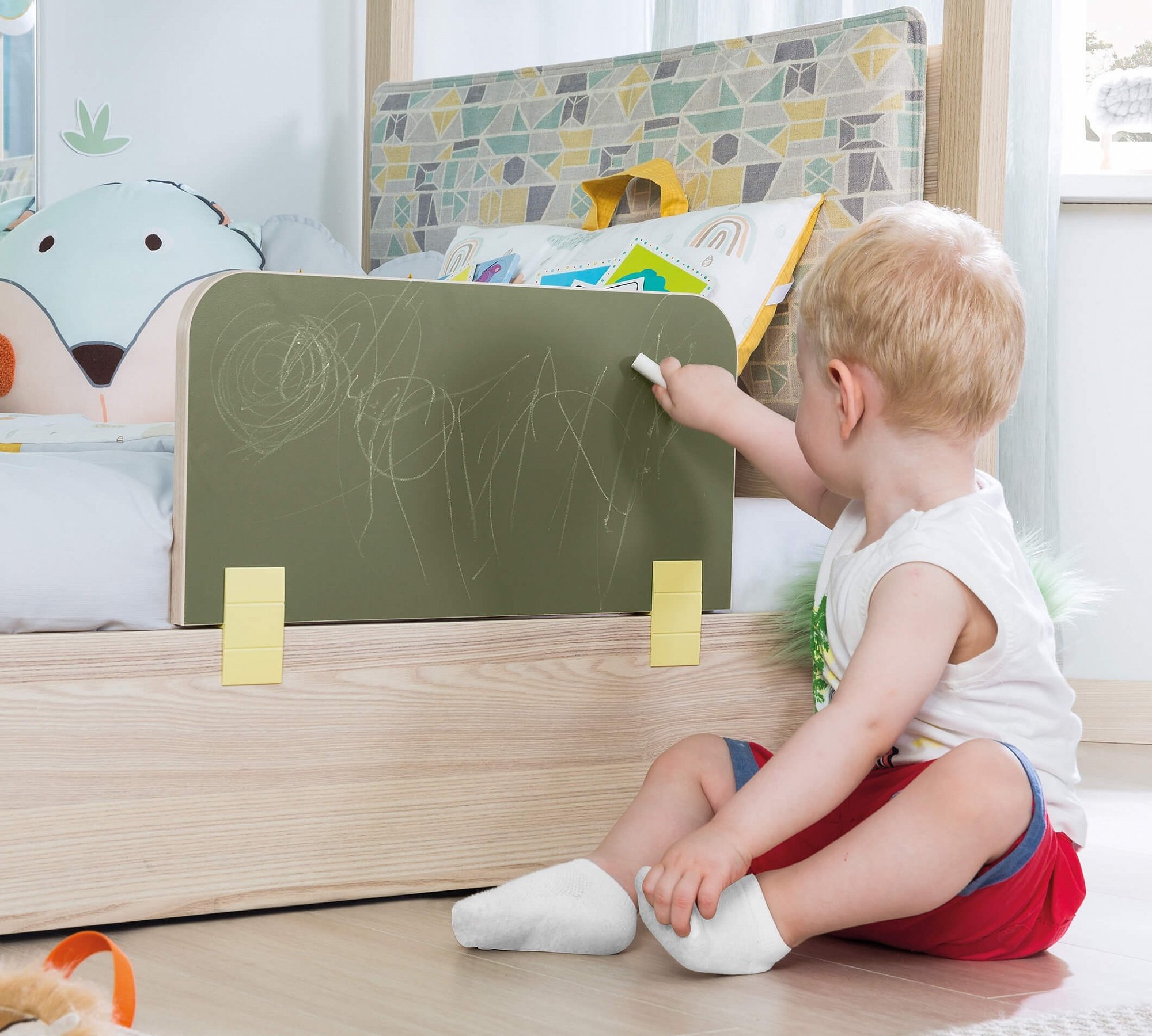 Бортик для кровати защитный зеленый Montessori CILEK MONTESSORI 00-3832420 Зеленый Santreyd  - Вид №1