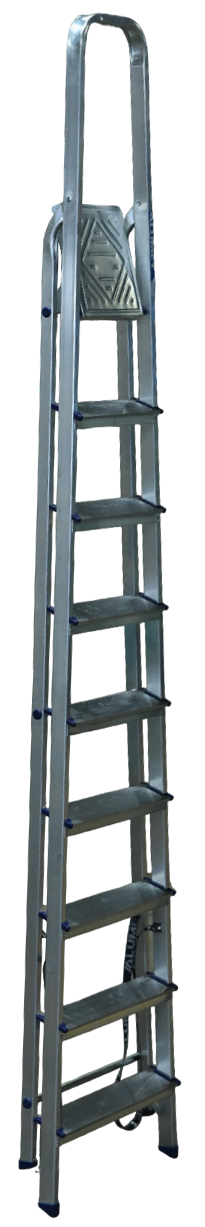 Стремянка алюминиевая 9 ст ALUMET Ам709 - Вид №6