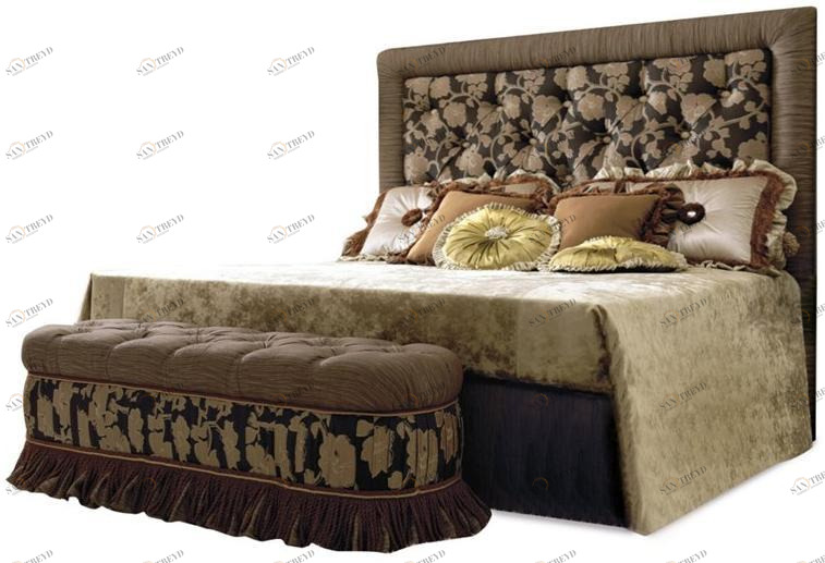 Martini Interiors Двуспальная кровать из ткани с тафтинговым изголовьем Emozioni sun-id-1466377