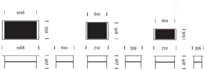 Herman Miller Прямоугольный журнальный столик из стекла и металла Layer sun-id-1462369 - Вид №5