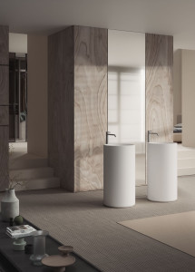 Керамическая одиночная отдельно стоящая раковина