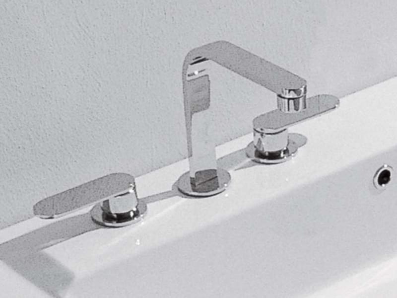 Смеситель для раковины с 3 отверстиями Ceramica Flaminia ONE ARCH-00107315 - Вид №1