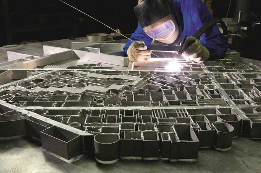 edra Стол со столешницей из экструдированного алюминиевого профиля  Bgh020-bgh010  - Вид №4