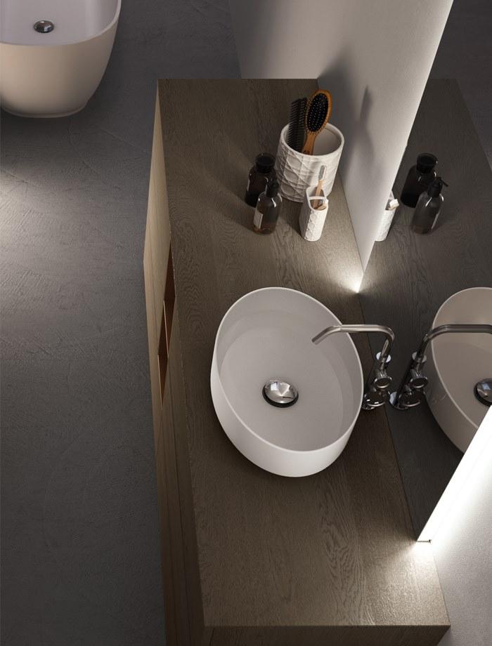 Arcom Тумба под умывальник из дерева с зеркалом Pollock Santreyd sun-id-1504600 - Вид №1