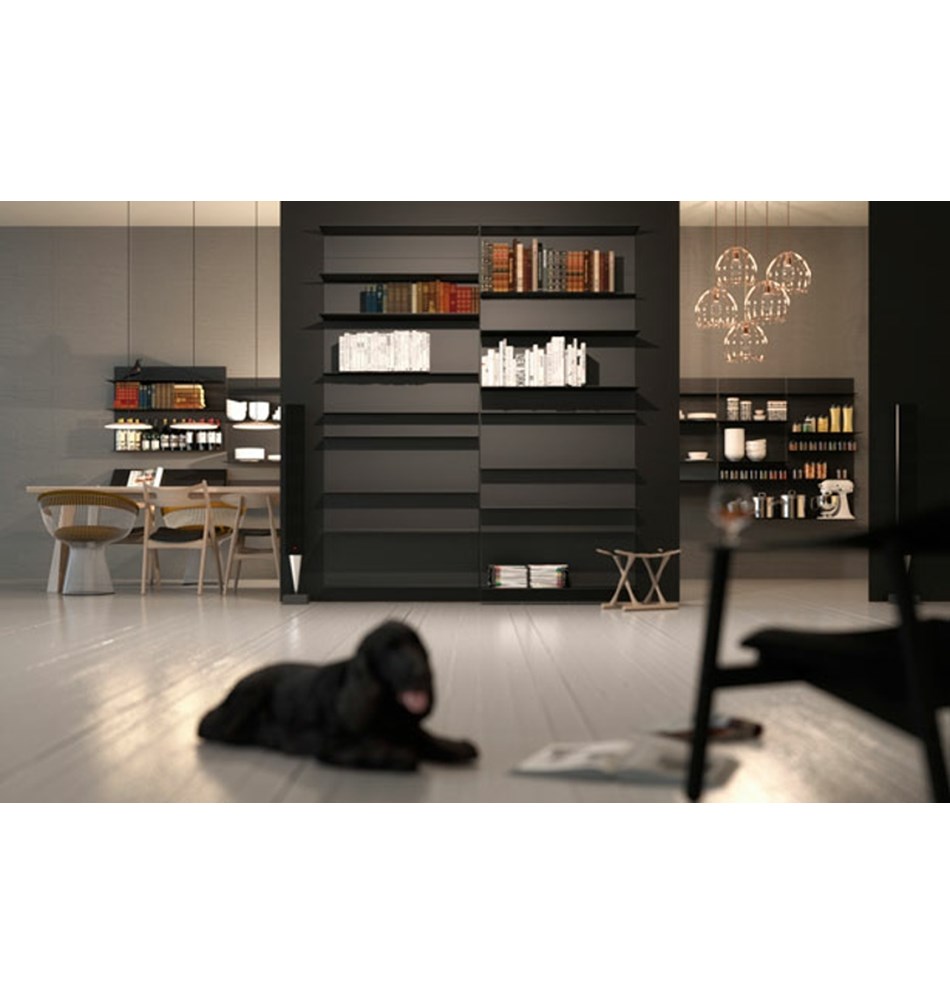 FROST Полка 4022 15x15x100cm » черная Алюминий Черный U4022-B  - Вид №5