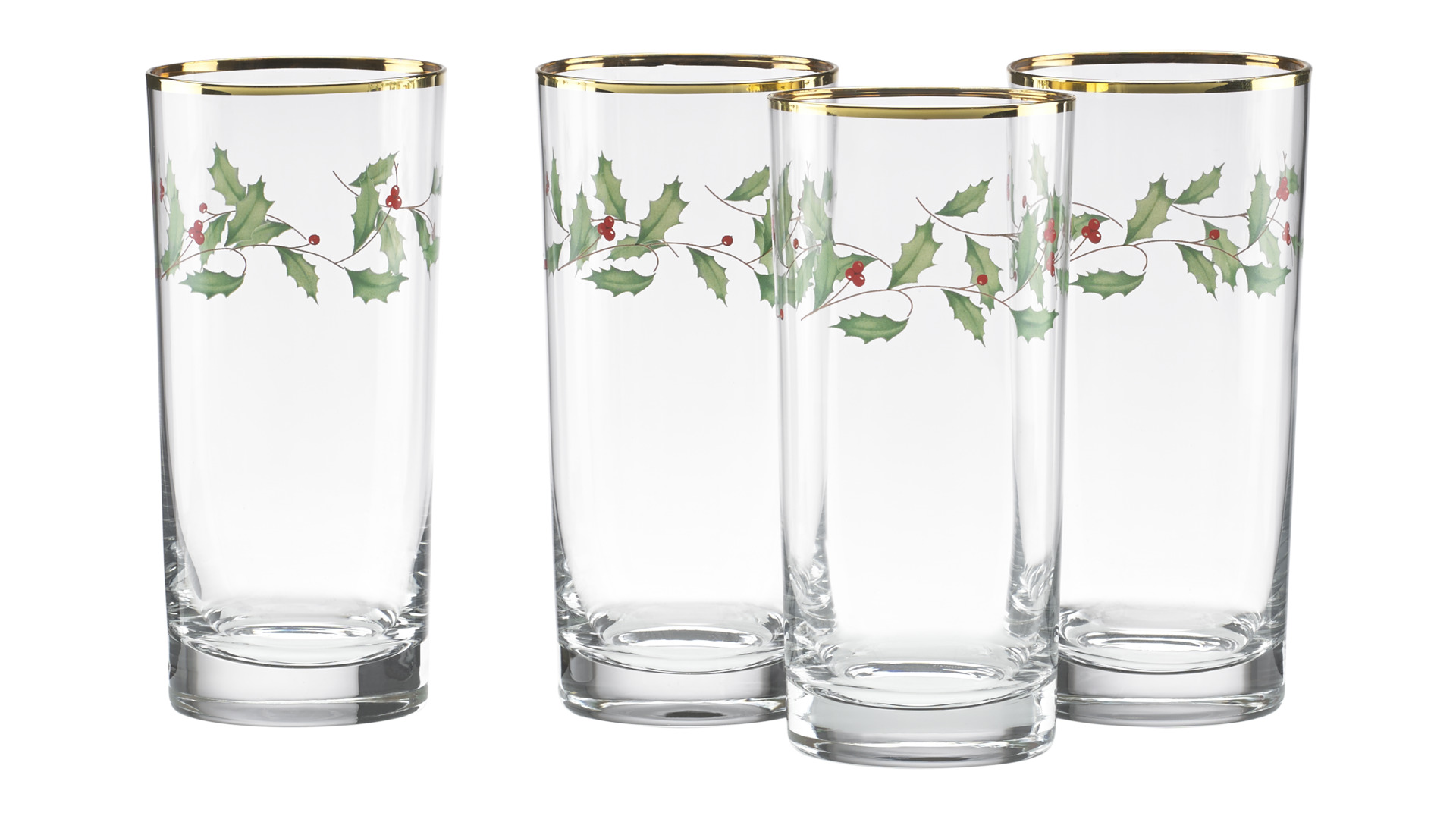 10565797 Lenox Набор бокалов для воды Lenox "Новогодние праздники" 350мл, 4шт Хрусталь  - Вид №1