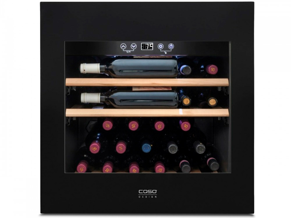 5351860 Встраиваемый винный шкаф CASO WineDeluxe E 29 черный STDN-0051002 - Вид №3