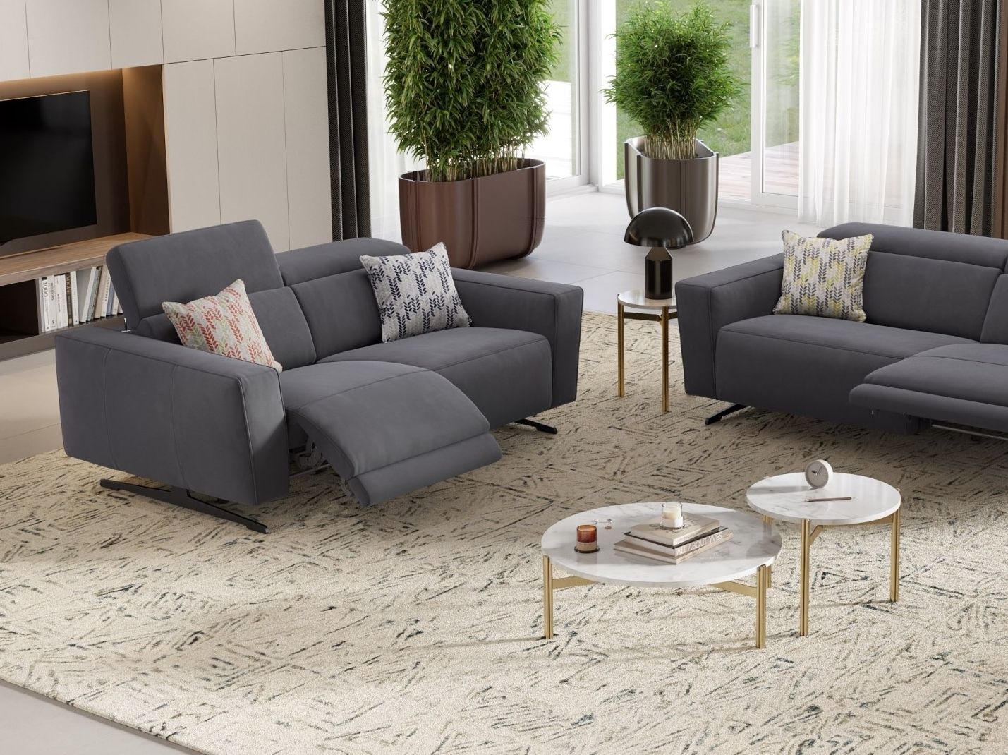 2-местный тканевый диван Sofanella Alesso ARCH-00056188 - Вид №4