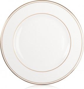 10578530 Lenox Тарелка закусочная Lenox "Федеральный,золотой кант" 20,5см Фарфор костяной