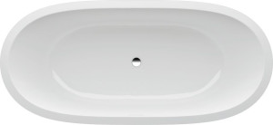 H2459710000001 Ванна, встраиваемая, с каркасом, материал Sentec, отверстие слива в центре LAUFEN PRO