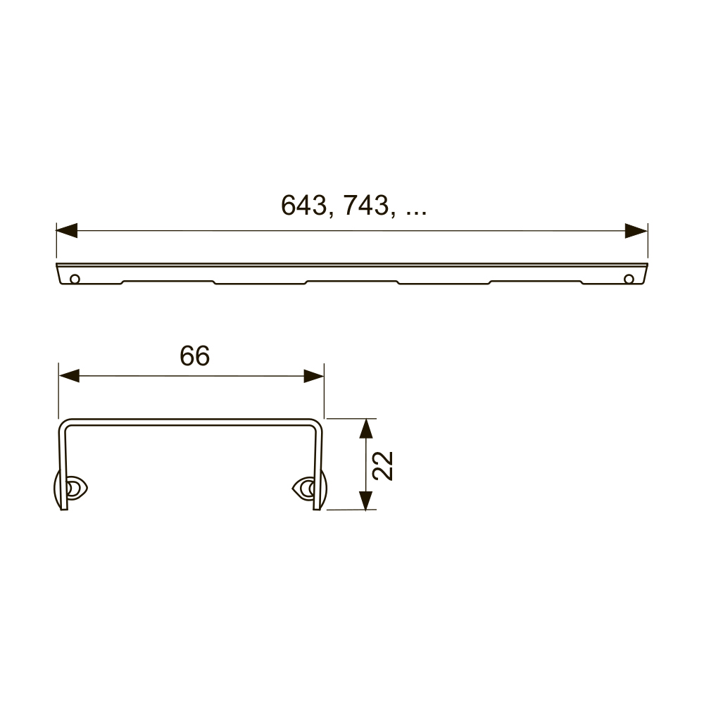 601260 Декоративные панели прямые Tece TECEdrainline - Вид №1