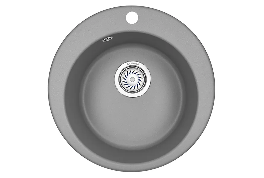 4801, АЛЮМИНИУМ, кухонная мойка, кварц GRANULA 4801-ST58 - Вид №1