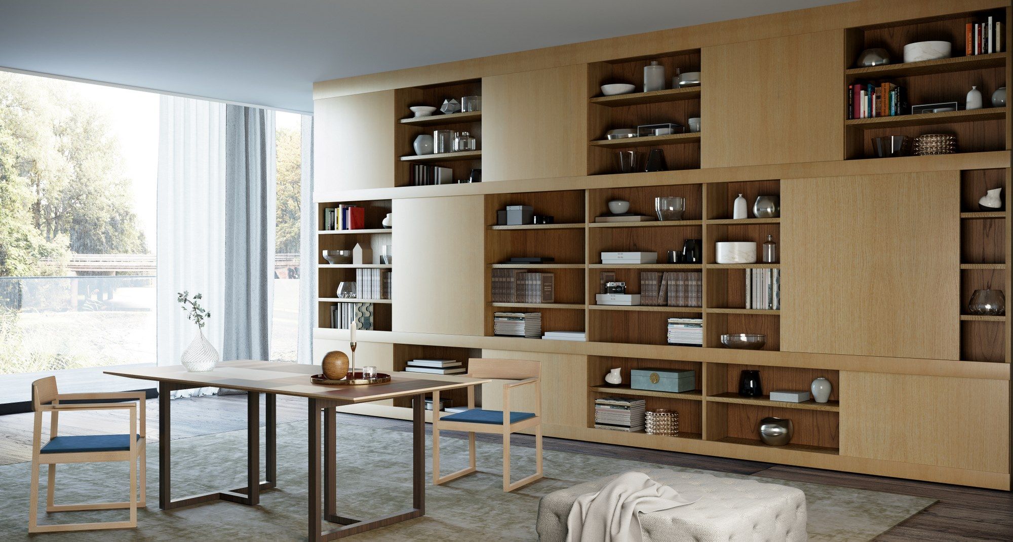 Деревянный книжный шкаф Morelato Maschera ARCH-00027040 - Вид №2