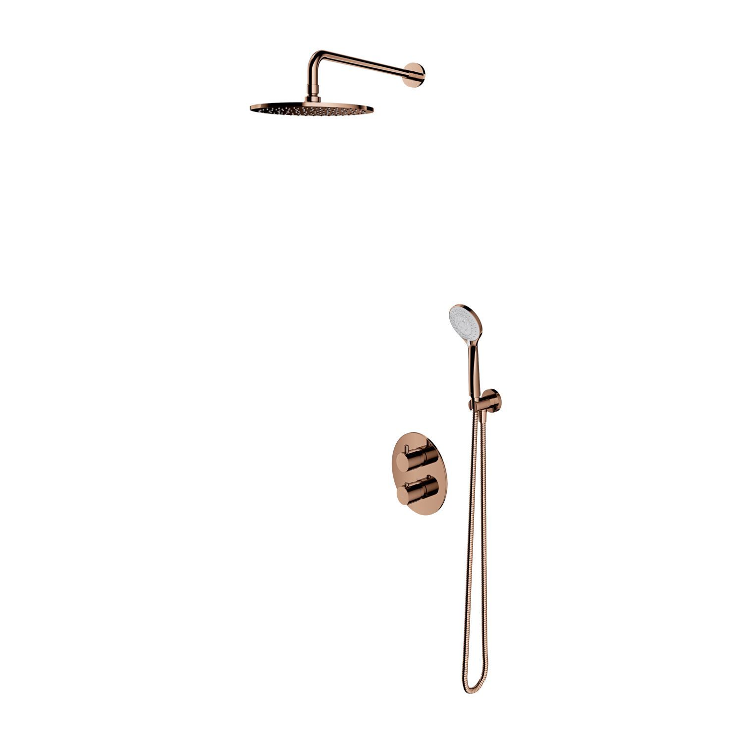 Термостатический набор для душа с ручным душем и душем OMNIRES Y SYSYT05 ARCH-00052738 - Вид №4