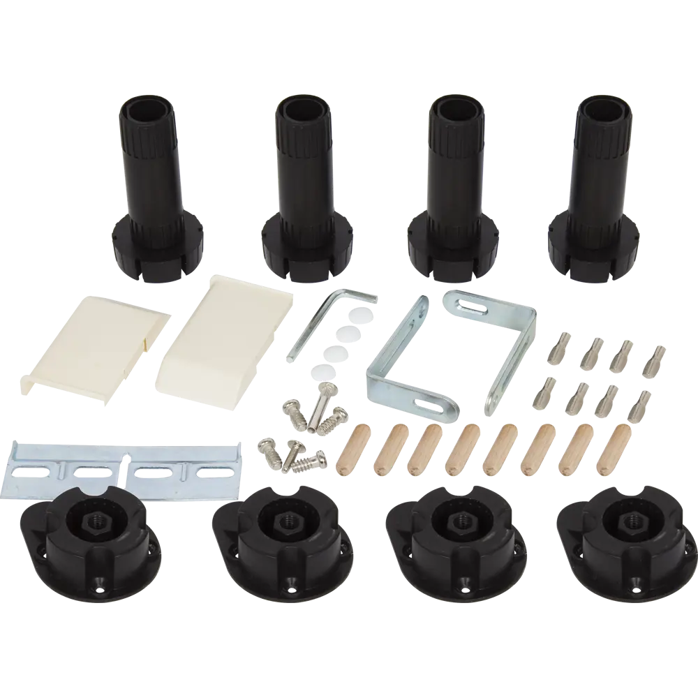 Колонка напольная 60x140x56 см, ЛДСП, цвет белый DELINIA STLM-2118146 - Вид №3