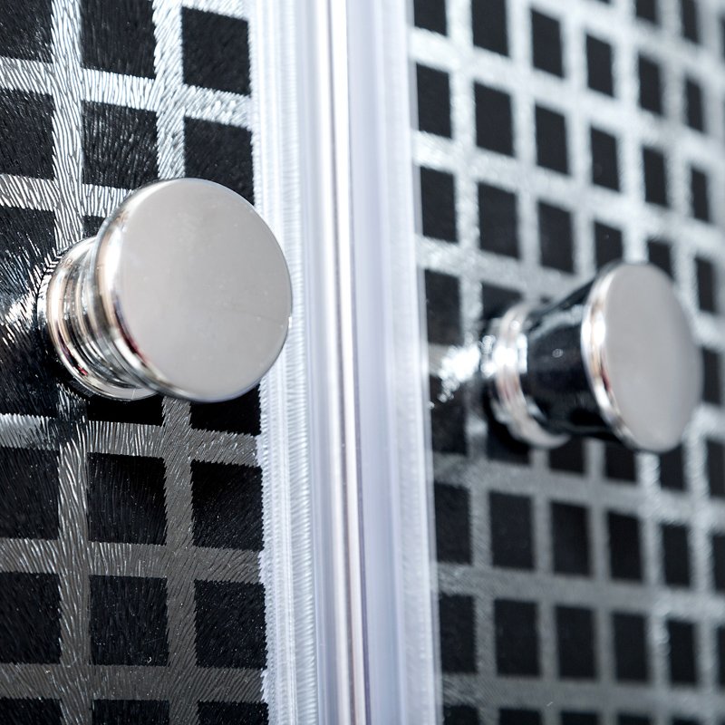 D90 Душевая кабина DETO Серия D L 801 с гидромассажем BLACK - Вид №8