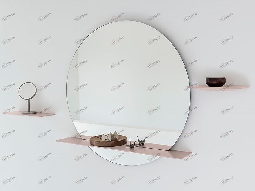 Schönbuch Круглое зеркало с настенной полкой Cut Schonbuch sun-id-1482245