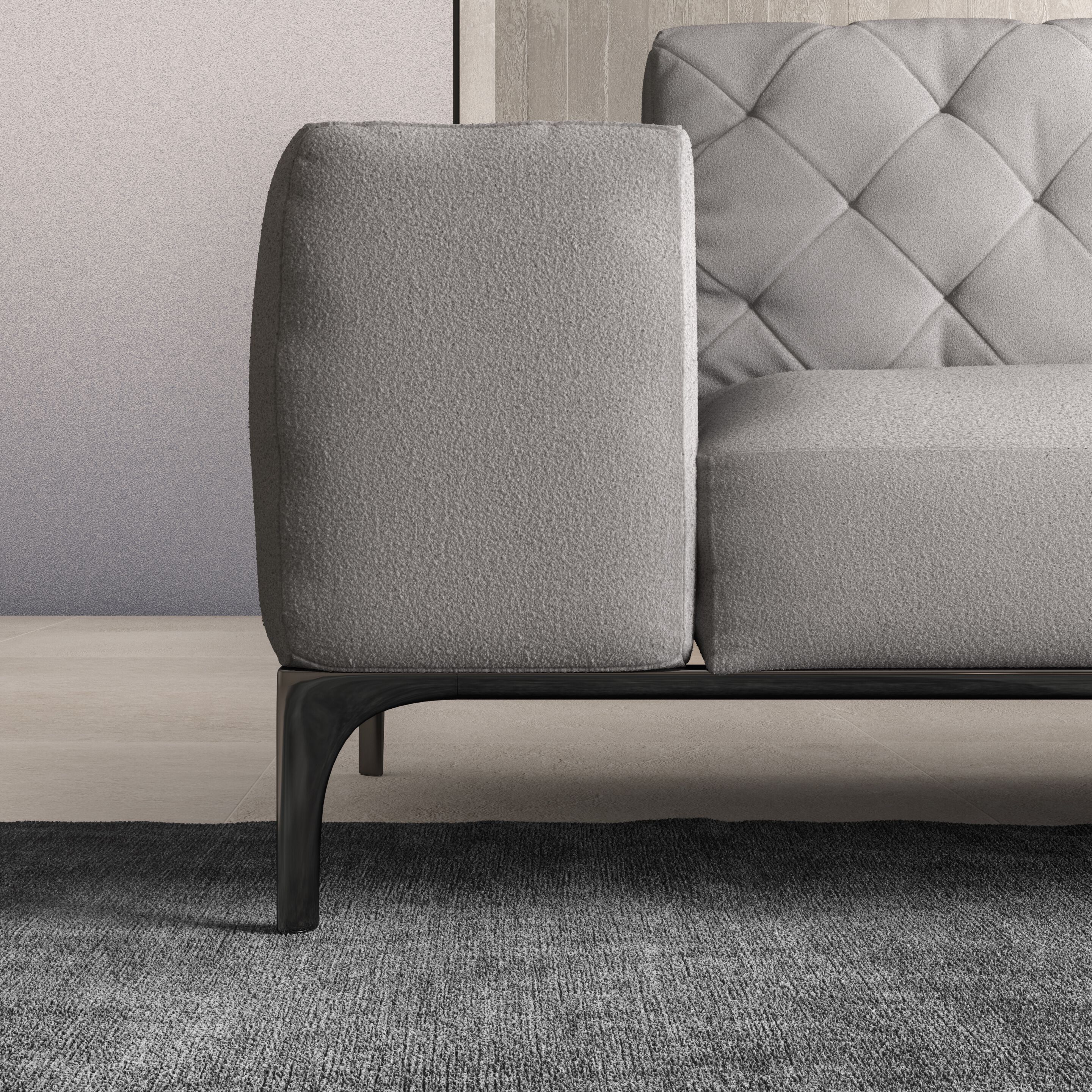 Угловой диван из ткани Natuzzi Italia Skyline ARCH-00130199 - Вид №3