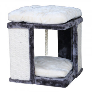 ПР0050041 Когтеточка для кошек House 40х40х42см серо-белая Foxie