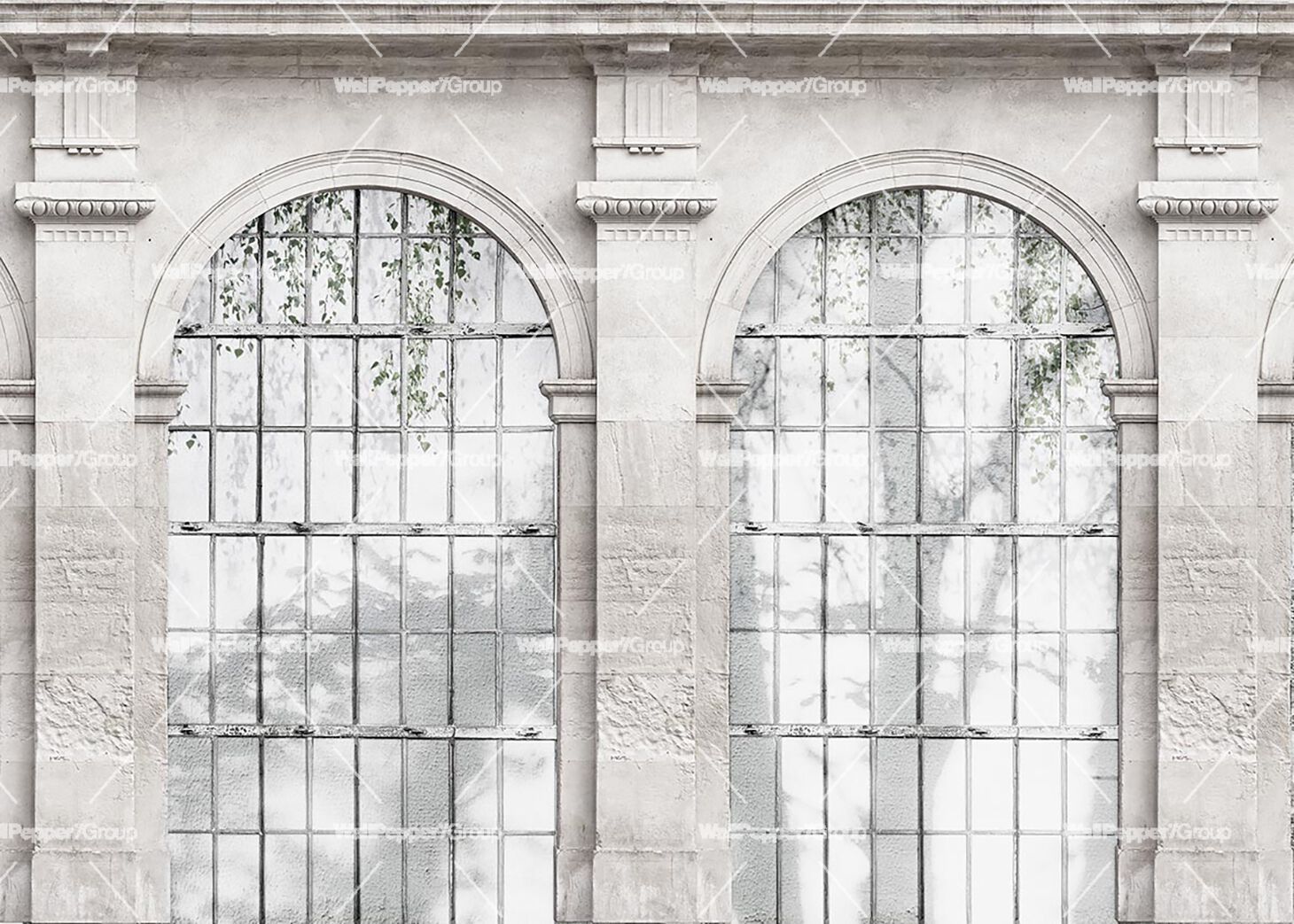 Классические обои, ПВХ бесплатно, экологически чистые, моющиеся WallPepper KRONOS ARCH-00094716 - Вид №2