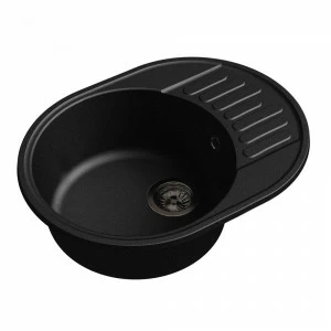 RQ34 антрацит Мойка кухонная прямоугольная Raiber