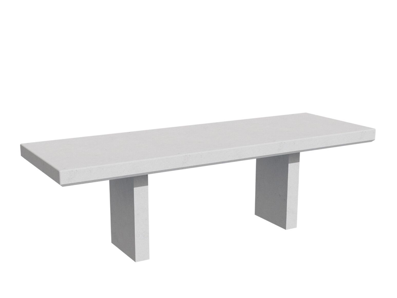Бетонный прямоугольный стол для общественных мест amop Токио ARCH-00117842 - Вид №1