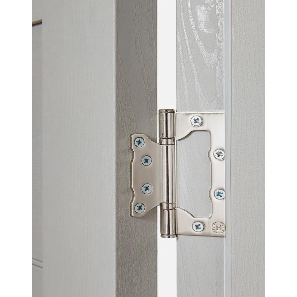 Дверь межкомнатная глухая Аккорд 80x200 см Hardflex цвет серый с замком и петлями 89407884 STLM-2113859 PORTIKA  - Вид №4