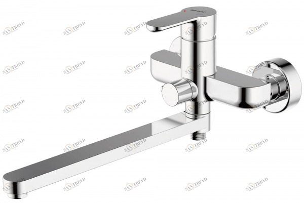 Смеситель для ванны излив 300 мм БЕЗ аксессуаров STREAM F63783C-L bravat