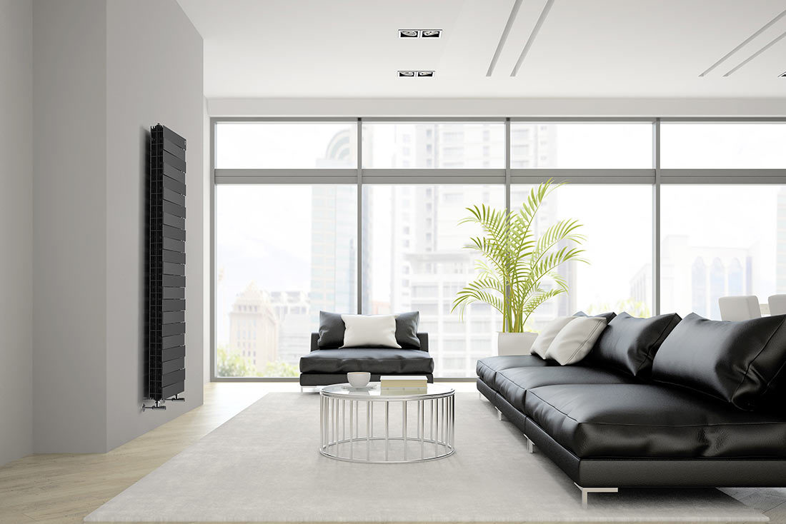 Радиатор биметаллический Royal Thermo PianoForte Tower Noir Sable (черный)  - 18 секций sun-id-646074 - Вид №3