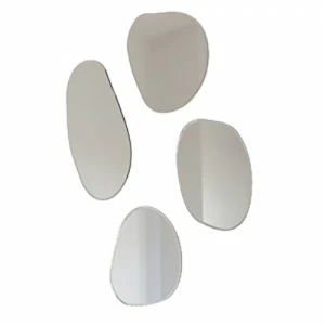 Комплект зеркал без рам "Фри", 4 штуки GRAUM ДИЗАЙНЕРСКИЕ 304124 Зеркальный