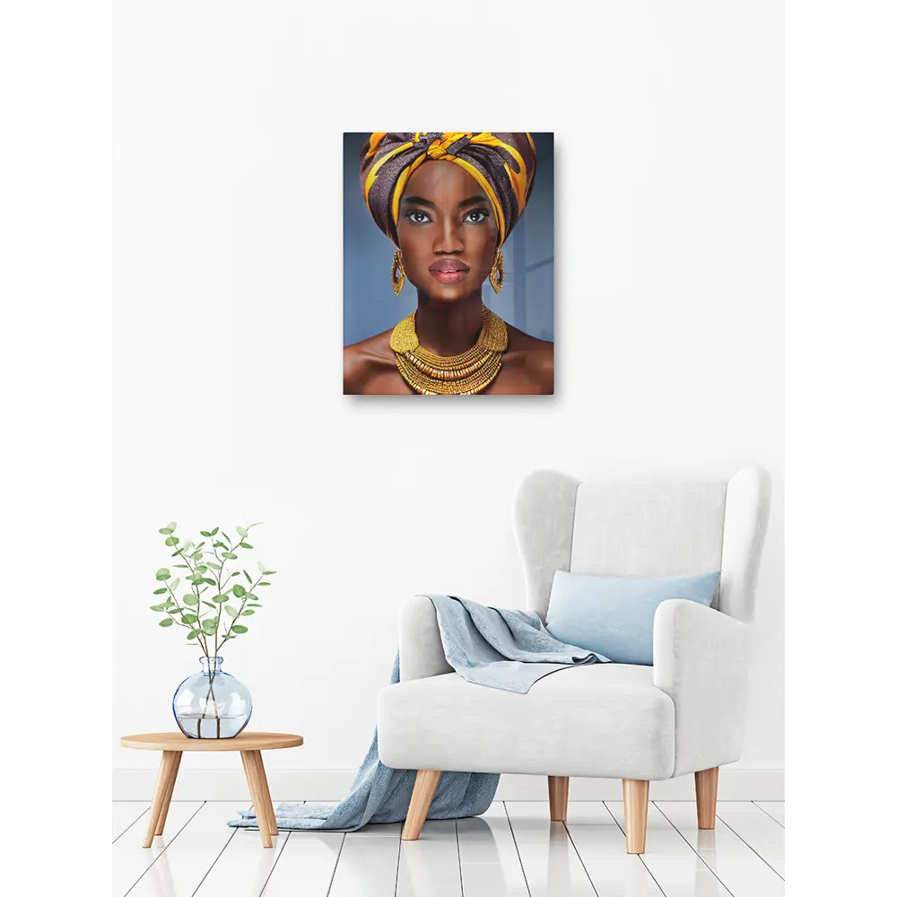 Картина на стекле Африканка 40x50 см POSTERMARKET STLM-2163406 - Вид №5
