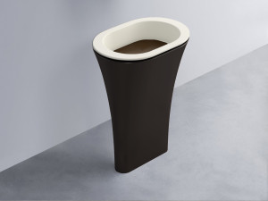 AMLA65-TL+AMPILO-CA+AMCOLO-LV Раковина Amedeo Ovale отдельностоящая cielo Enjoy + Amedeo