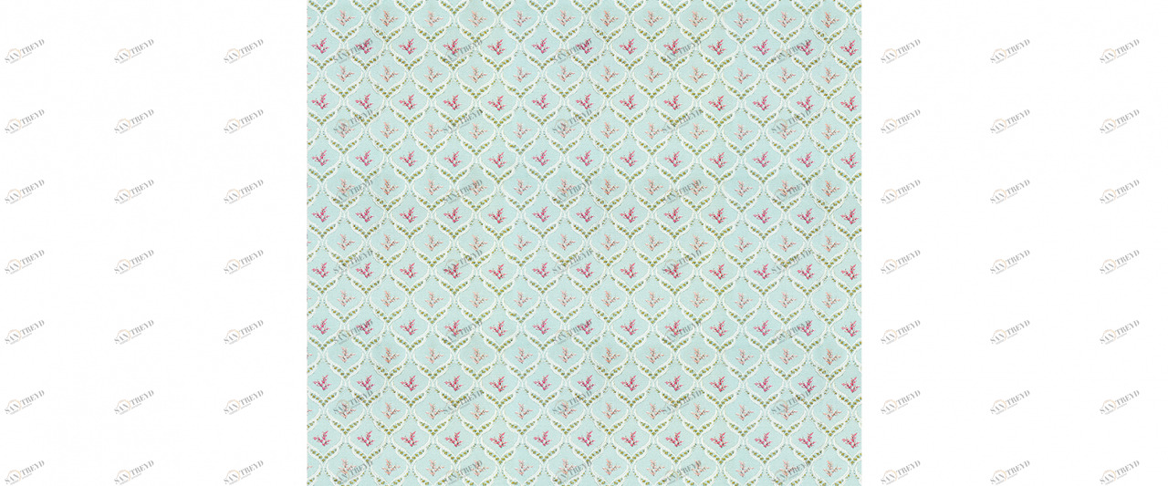 COLORISTICA Ткань мебельная  Жаккард  Bellini Голубой Bellini combi col.12