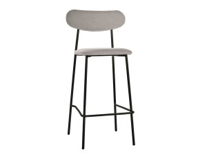 Высокий мягкий стул с подставкой для ног