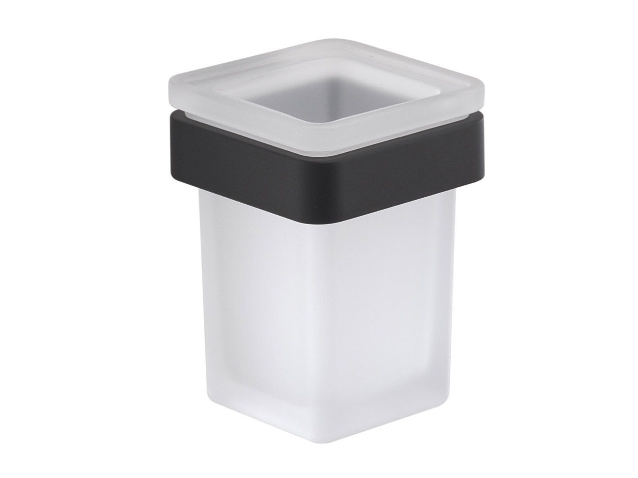 Матовый стеклянный настенный держатель зубной щетки GEDY Самоа ARCH-00146369