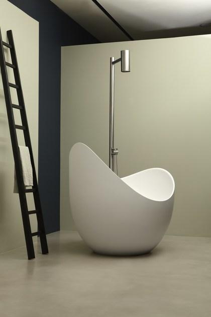 Antonio Lupi Design Напольная душевая стойка из нержавеющей стали с душевой лейкой Shawà Antoniolupi sun-id-1449210 - Вид №8