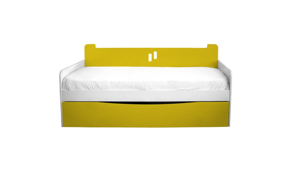 Подростковый диван-кровать с дополнительным спальным местом "Зевака Рокки" МАНДАРИН ЧУДИКИ 178785 Белый Santreyd  - Вид №3