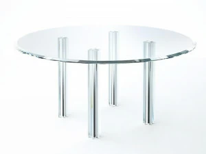 Glas Italia Круглый хрустальный стол Starlight