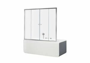 Шторка для ванны Aquanet Alfa 5 NAA6142 150, прозрачное стекло
